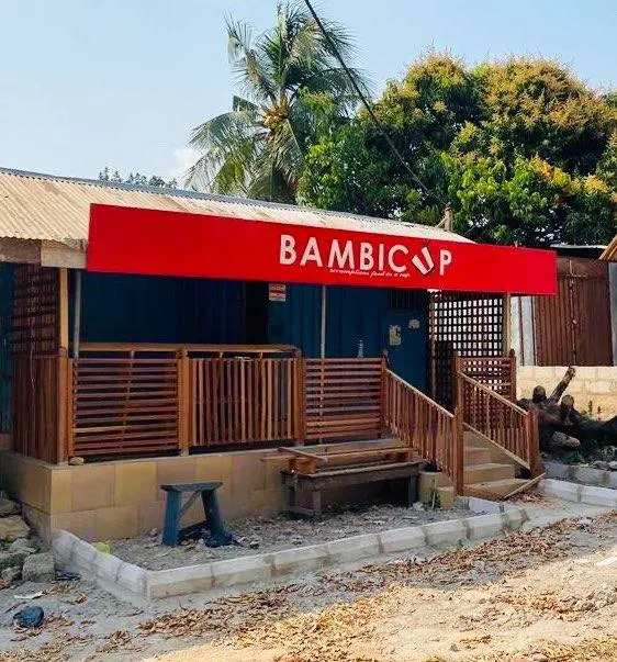 The original Bambicup kiosk